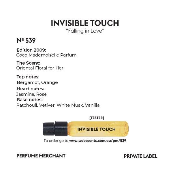 Invisible Touch - 539 Edition Coco Mademoiselle 3ml Sample (EDP) by Perfume Merchant