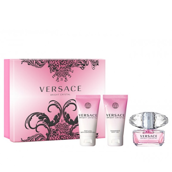 Bright Crystal 50ml (3pc) Gift Set Eau De Toilette (EDT) by Versace