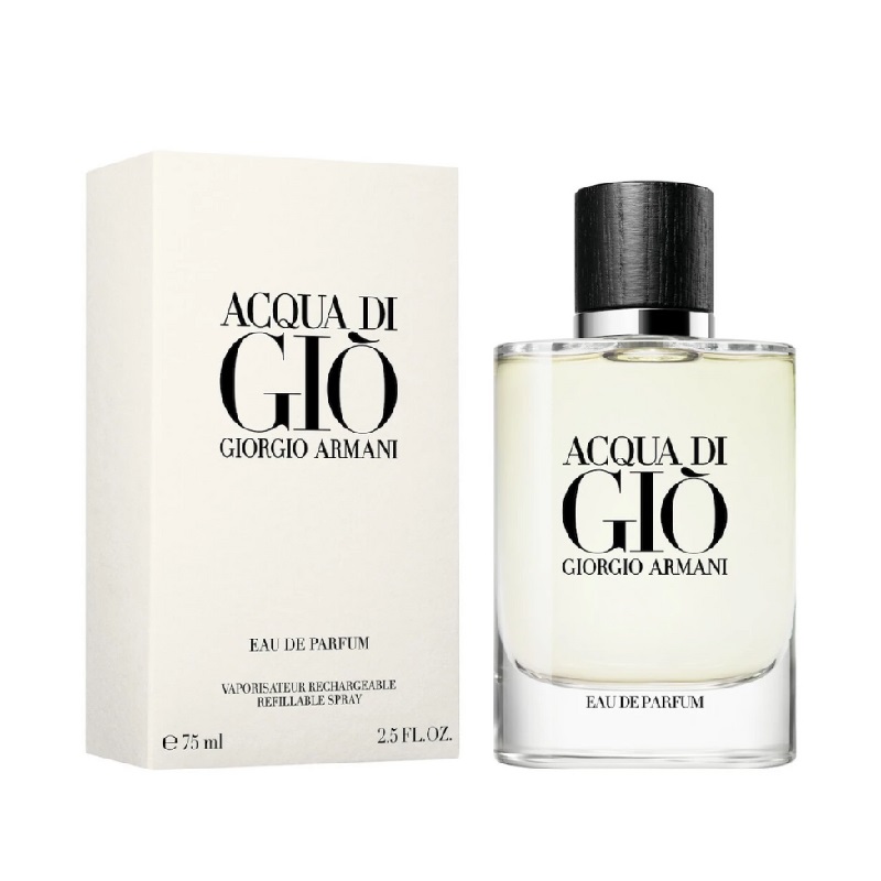 Acqua Di Gio 75ml Refillable Eau De Parfum (EDP) by Giorgio Armani