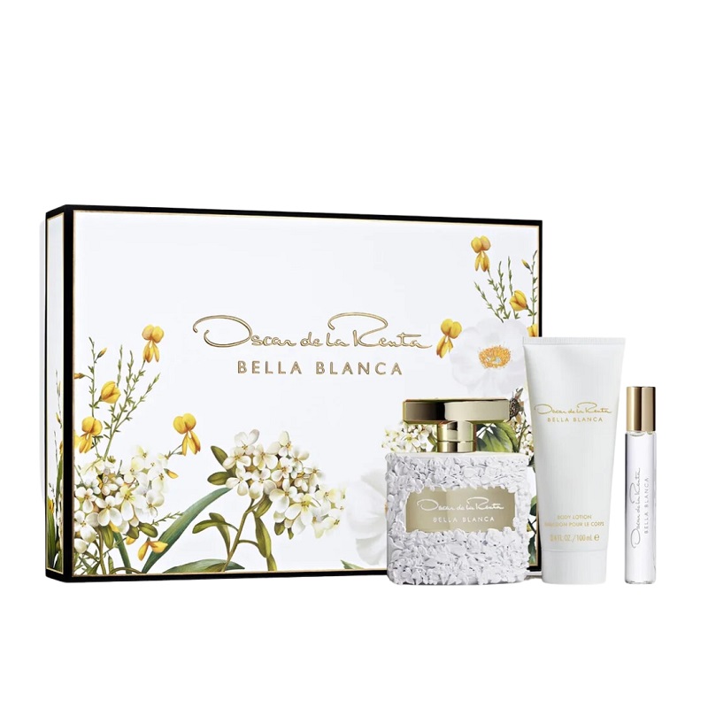 Bella Blanca 100ml (3pc) Gift Set Eau De Parfum (EDP) by Oscar De La Renta